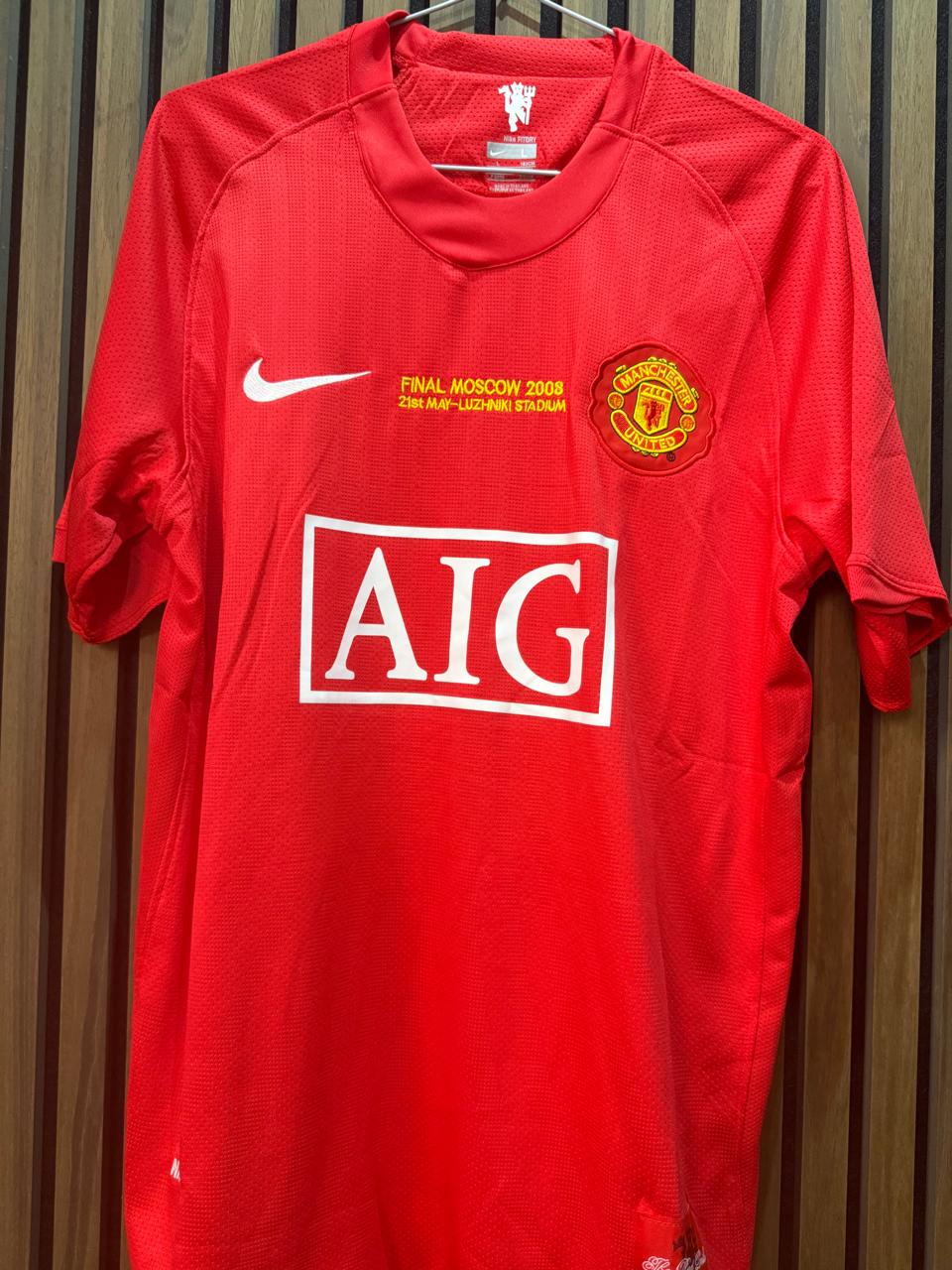 Manchester United 07/08 Home Jersey  -  Retro Edition