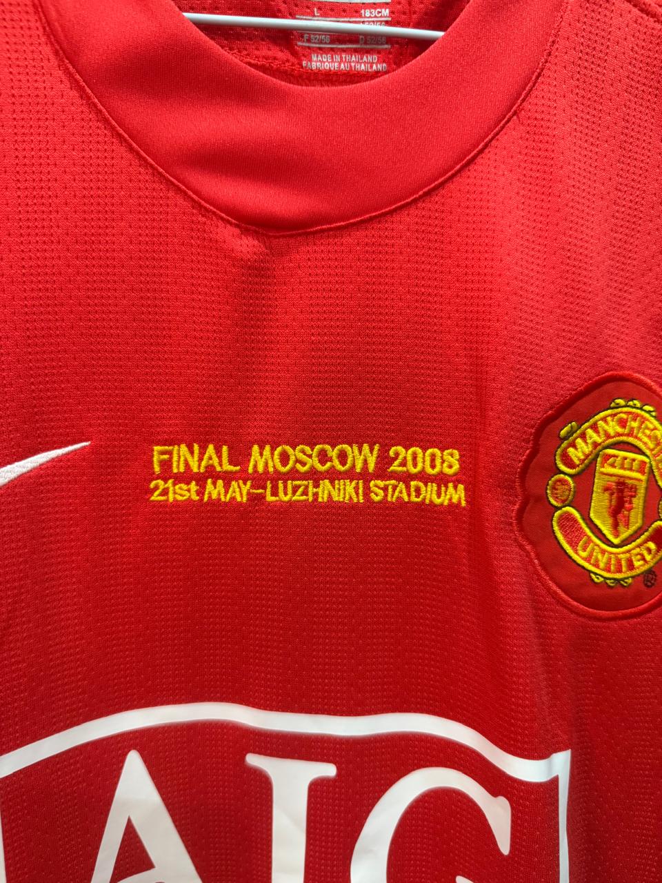Manchester United 07/08 Home Jersey  -  Retro Edition
